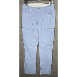 KUHL Kliffside 6233 Sz 4 Reg Convertible Cargo Hiking Pants Blue/Gray
